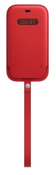 Чехол Apple MagSafe кожаный чехол-конверт для iPhone 12 Pro Max, (PRODUCT)RED