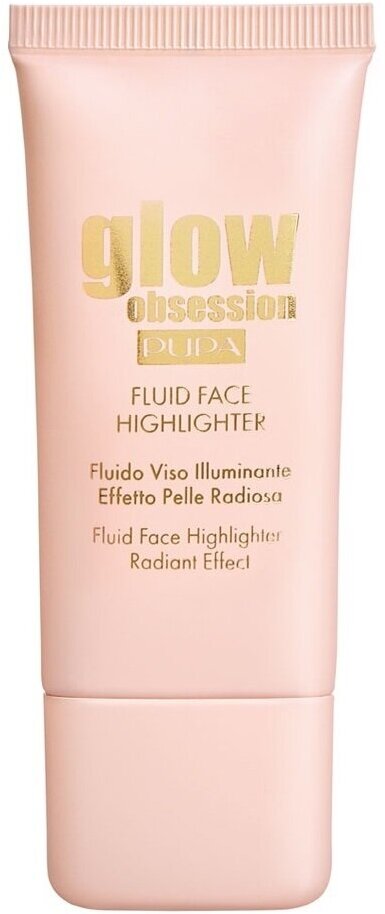 PUPA Glow Obsession Fluid Жидкий хайлайтер для лица тон 002 Янтарь 30 мл (050162A002)