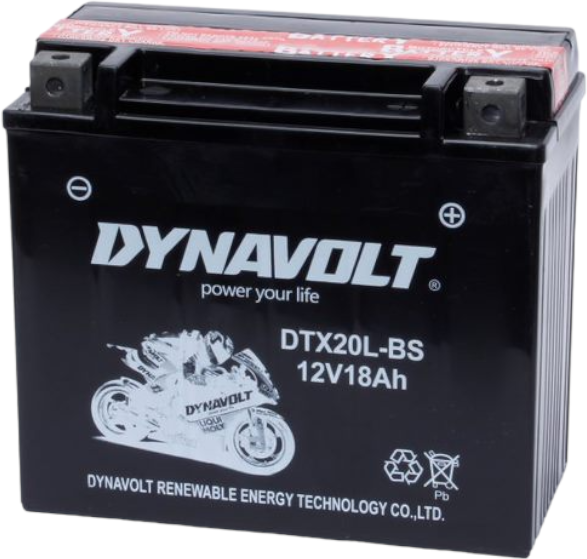 Аккумулятор Dynavolt DTX20L-BS, 12V, AGM