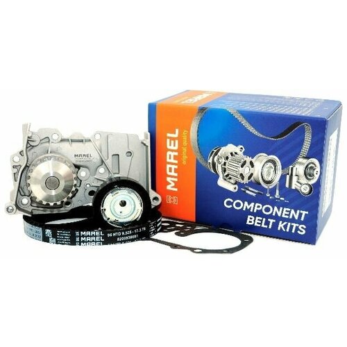 Комплект ГРМ LARGUS, Logan 8кл MAREL STANDARD (ГРМ + ролик+ помпа) MKWP009