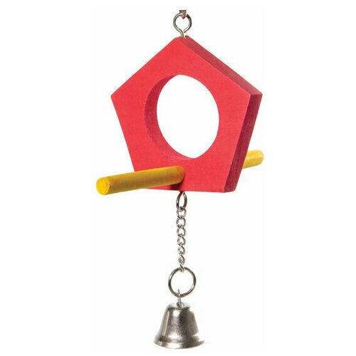 Игрушка для птиц Качели-домик, 175/205*125мм, Triol, 2 шт. игрушки для птиц домик