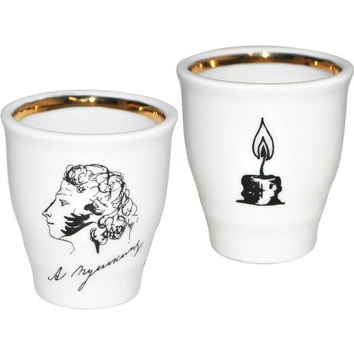 Стопка федерация пушкин 50мл фарфор 699₽