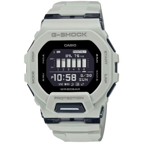 Наручные часы CASIO G-Shock, серый наручные часы casio g shock gbd h2000 1a оранжевый черный