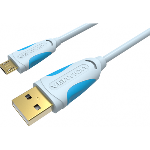 Кабель Vention USB 2.0 AM/micro B 5pin - 0,25 м аксессуар vention usb 3 0 am micro b 0 5m 1copbd