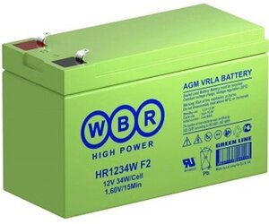 Аккумуляторная батарея для ИБП Wbr HR1234W F2