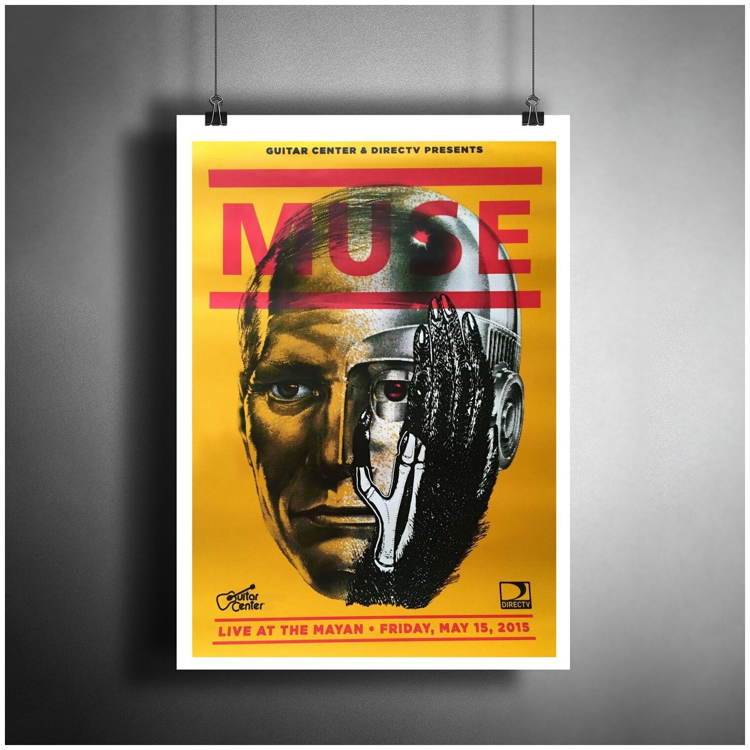 Постер плакат для интерьера "Музыка: Британская рок-группа Мьюз. Группа Muse"/ Декор дома, офиса, комнаты A3 (297 x 420 мм)
