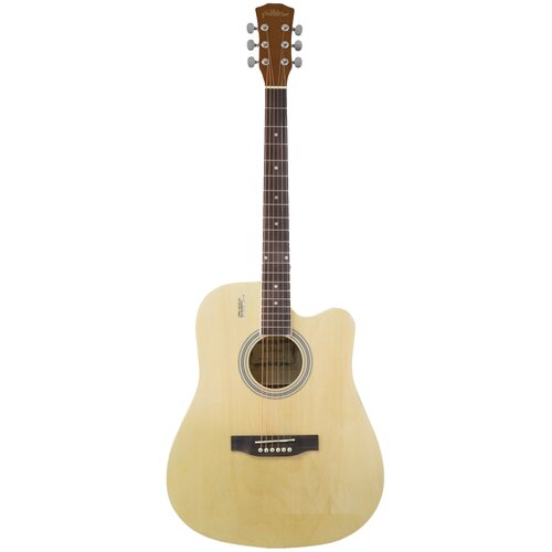 Гитара акустическая Elitaro E4110 N натуральный гитара акустическая elitaro e4110c sb санбёрст
