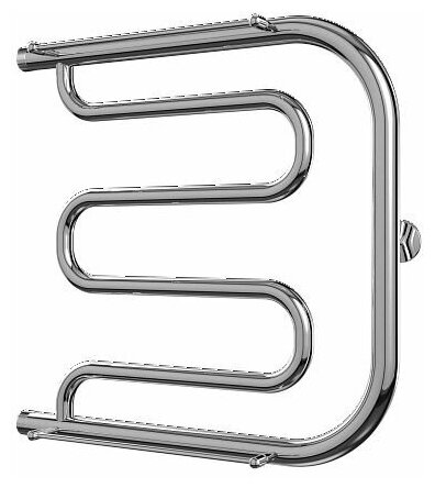 фото Полотенцесушитель водяной Terminus Фокстрот AISI 32х2 600х400 мм хром из нержавеющей стали