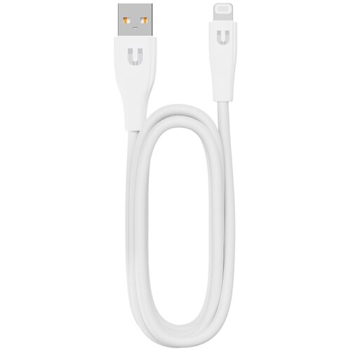 Кабель Uzay C1805, Lightning - USB А, 1.2 м, 1 шт., белый