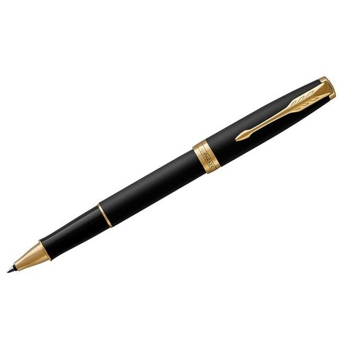 Ручка роллерн. Parker Sonnet Core T528 1931518 Matte Black GT подар. кор. tsvetnoy розовая подвеска кристалл из серебра покрытая палладием