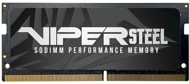 Модуль памяти Patriot Memory Viper Steel DDR4 SO-DIMM 3200MHz PC-25600 CL18 - 8Gb PVS48G320C8S