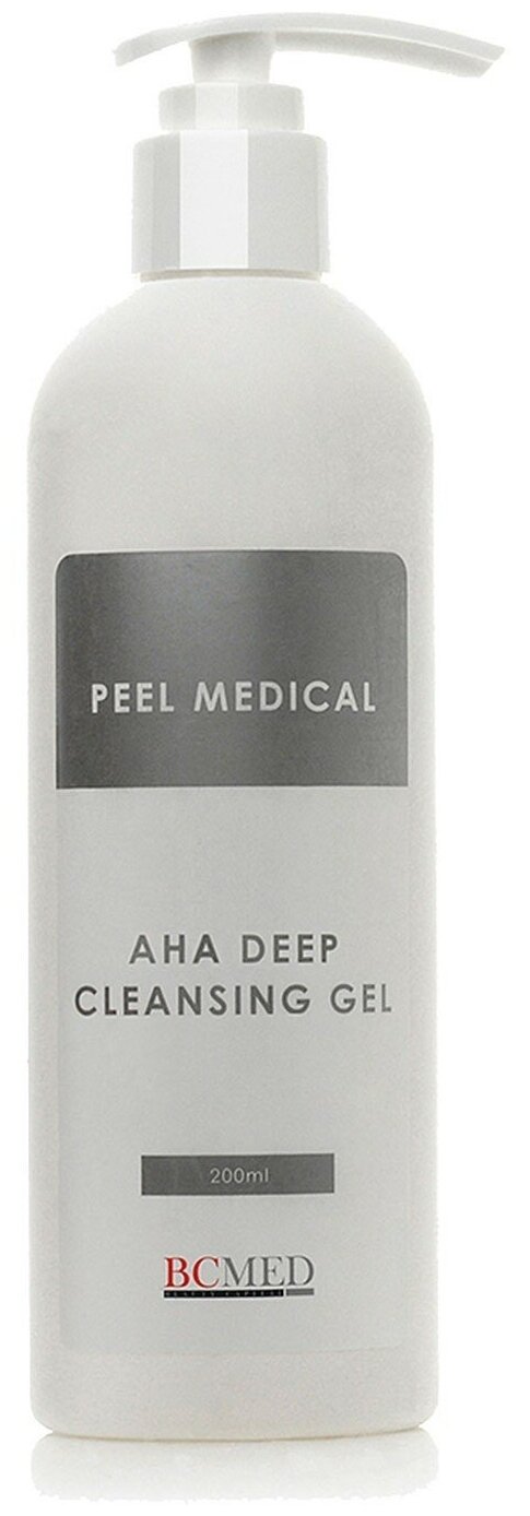 Peel Medical Deep Cleansing Gel Гель с АНА кислотами для глубокого очищения кожи , 200 мл