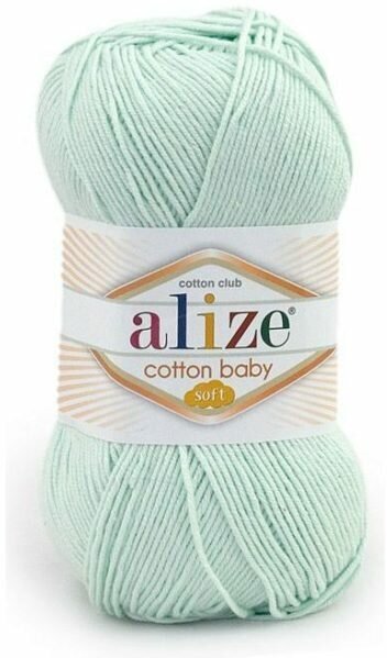 Пряжа Alize Cotton baby soft зимнее небо (514), 50%хлопок/50%акрил, 270м, 100г, 1шт
