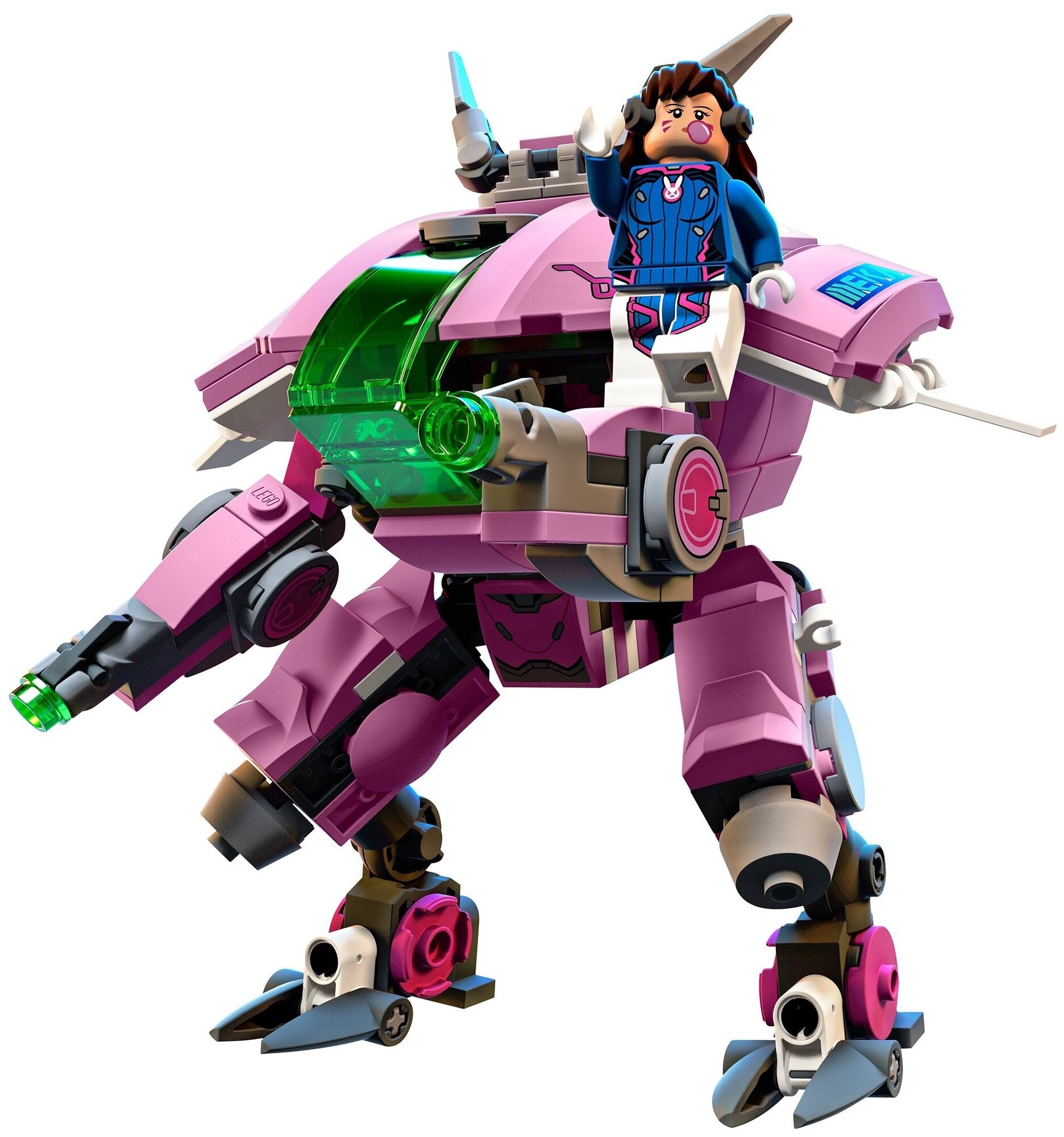 Конструктор LEGO Overwatch D.Va и Рейнгардт, 455 деталей (75973) - фото №11
