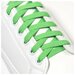 ONLITOP Шнурки для обуви, пара, плоские, 8 мм, 120 см, цвет зелёный