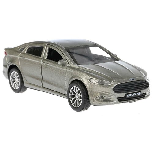 Машина инерционная Технопарк металлическая, Ford Mondeo, 12 см, открываются двери, багажник, серый