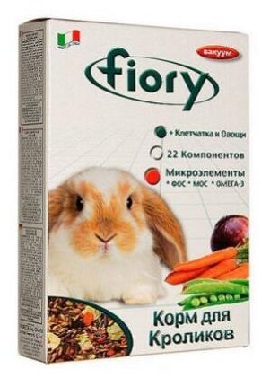 Fiory корм для кроликов karaote 850 г (2 шт)