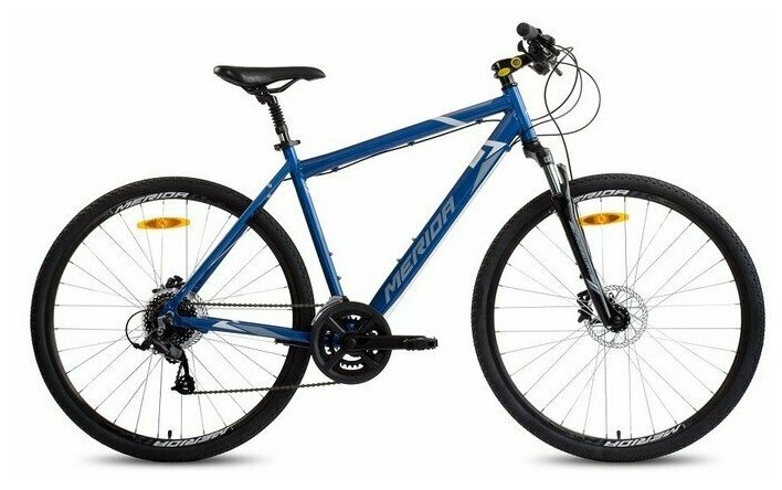Велосипед Merida Crossway 10 44см blue/white gray (2022) 28"