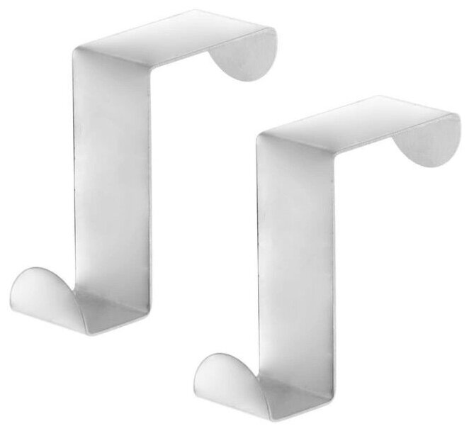 фото Набор надверных металлических крючков "Минимализм", 2 шт