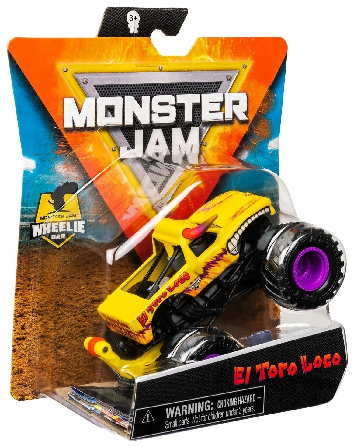 Машинка Monster Jam El Toro Loco Yellow 1:64 6044941