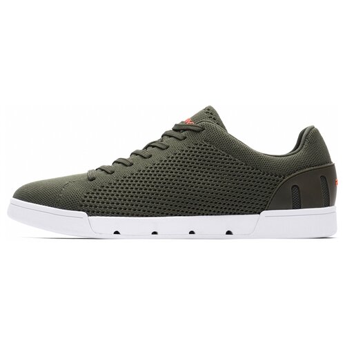 фото Мужские кроссовки swims breeze tennis knit цвет olive/white размер 41