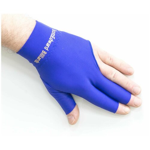 Перчатка для бильярда синяя