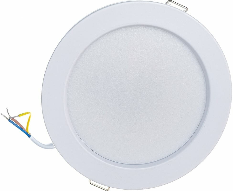 Iek LDVO0-1612-09-3000-K01 Светильник LED ДВО 1612 белый круг 9Вт 3000К IP20 {пластик. корпус диам - фотография № 2