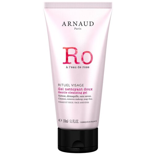 Arnaud гель для снятия макияжа с лица и глаз с розовой водой Ro, 150 мл, 150 г