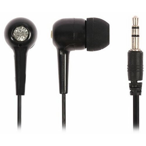 Наушники LuazON Брилиант W-02 вакуумные чёрные 33500₽