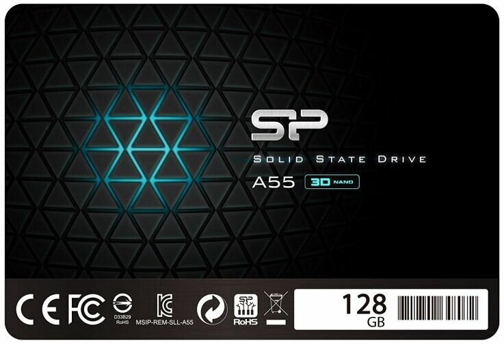 Накопитель SSD 128Gb Silicon Power Ace A55 SP128GBSS3A55S25 SATA III