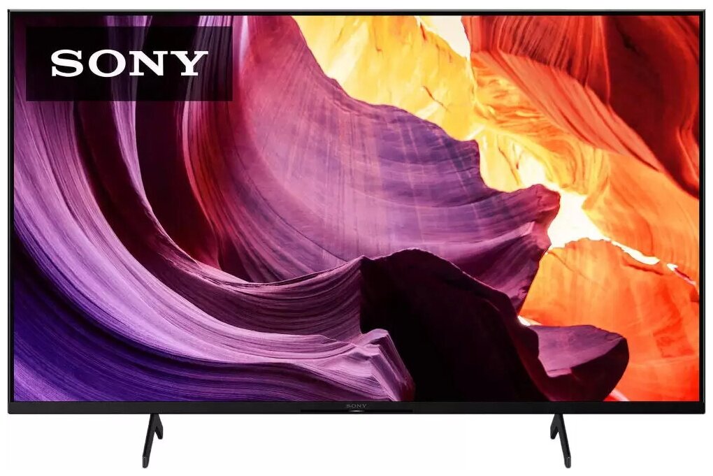 50" Телевизор Sony KD-50X80K 2022 HDR, черный