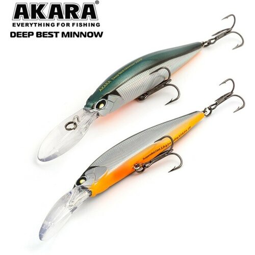 Воблер Akara Deep Best Minnow 100SP , цвет A23, 10 см, 16 г