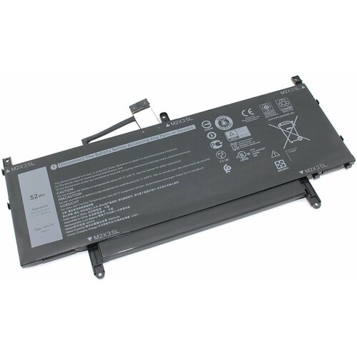 Аккумуляторная батарея для ноутбука Dell Latitude 9510 (N7HT0) 7.6V 52Wh/6500mAh для dell latitude 5400 б у материнская плата с процессором i5 8265u 08 мм 5t φ edc41 системная плата 100% работает идеально