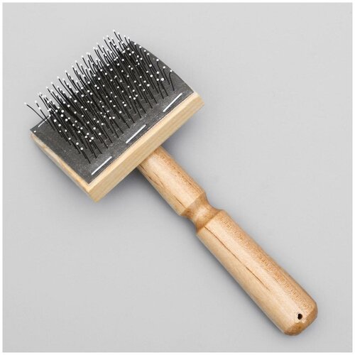 Пуходёрка Гавриш дерев. с каплями без рамки Г12