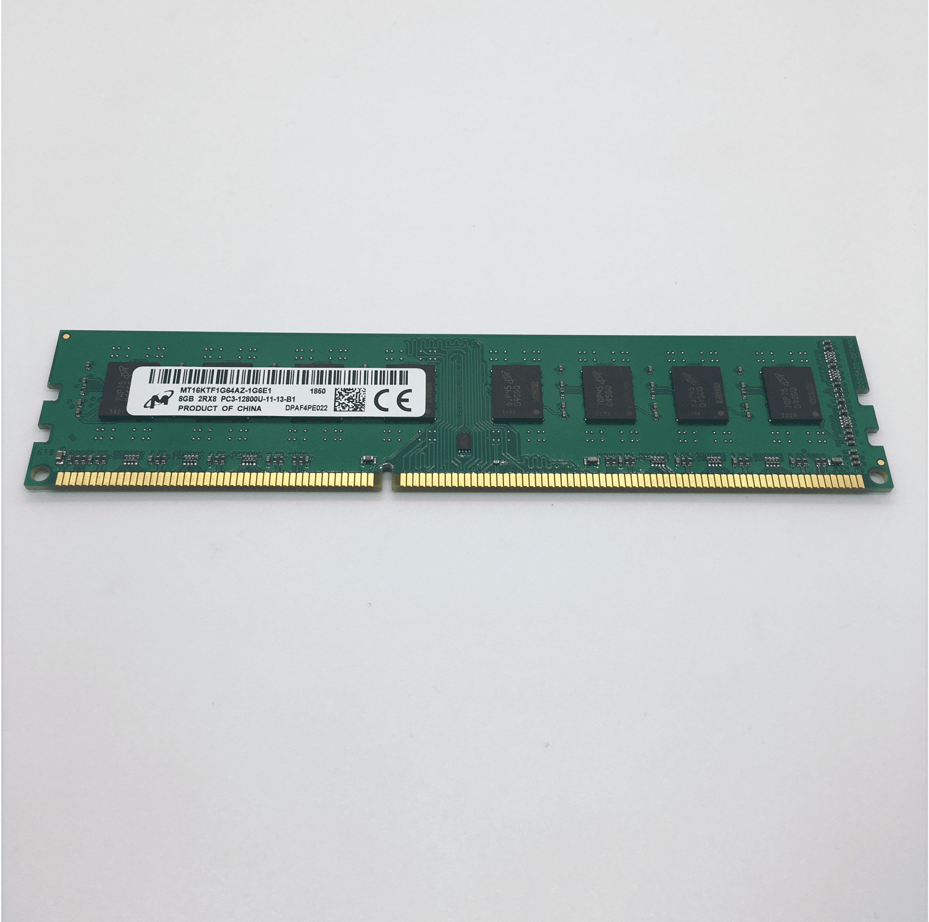 Оперативная память Micron DDR3 8 ГБ 1600 MHz DIMM PC3-12800U 1x8 ГБ