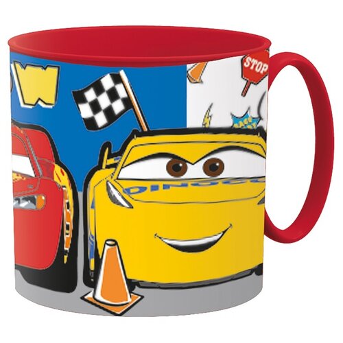 фото Кружка пластиковая (для свч, 265 мл). тачки. будет гонка! stor