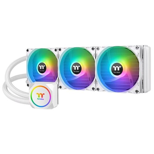 Кулер для процессора Thermaltake TH360 ARGB, белый/ RGB + контроллер материнская плата biostar tb360 btc pro 2 0 lga 1151 atx