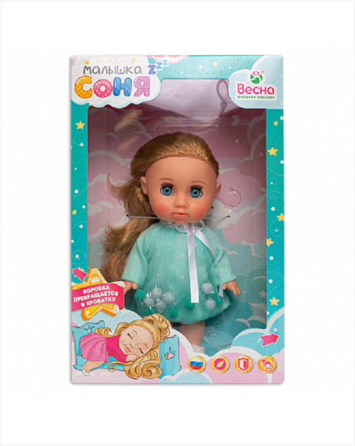 Кукла Фабрика Весна Малышка Соня Зефирка 2, 22 см, пластмассовая В4212