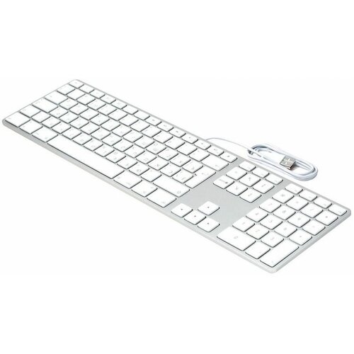 Клавиатура Apple USB Wired Keyboard A1243Ростест Российская клавиатура Серебристая USB 20 Проводная 830100₽