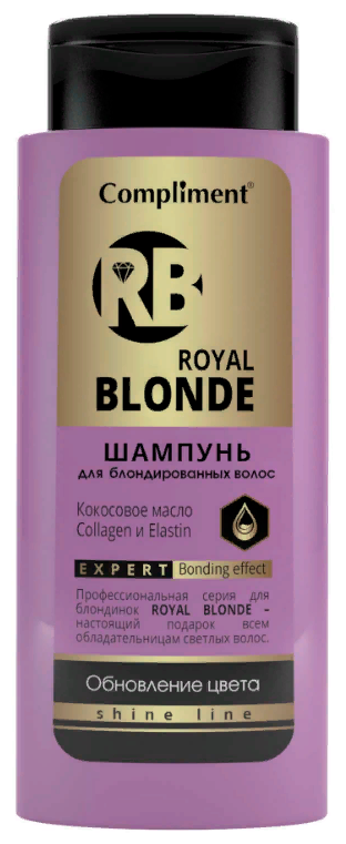 Compliment шампунь Royal Blonde для блондированных волос, 320 мл