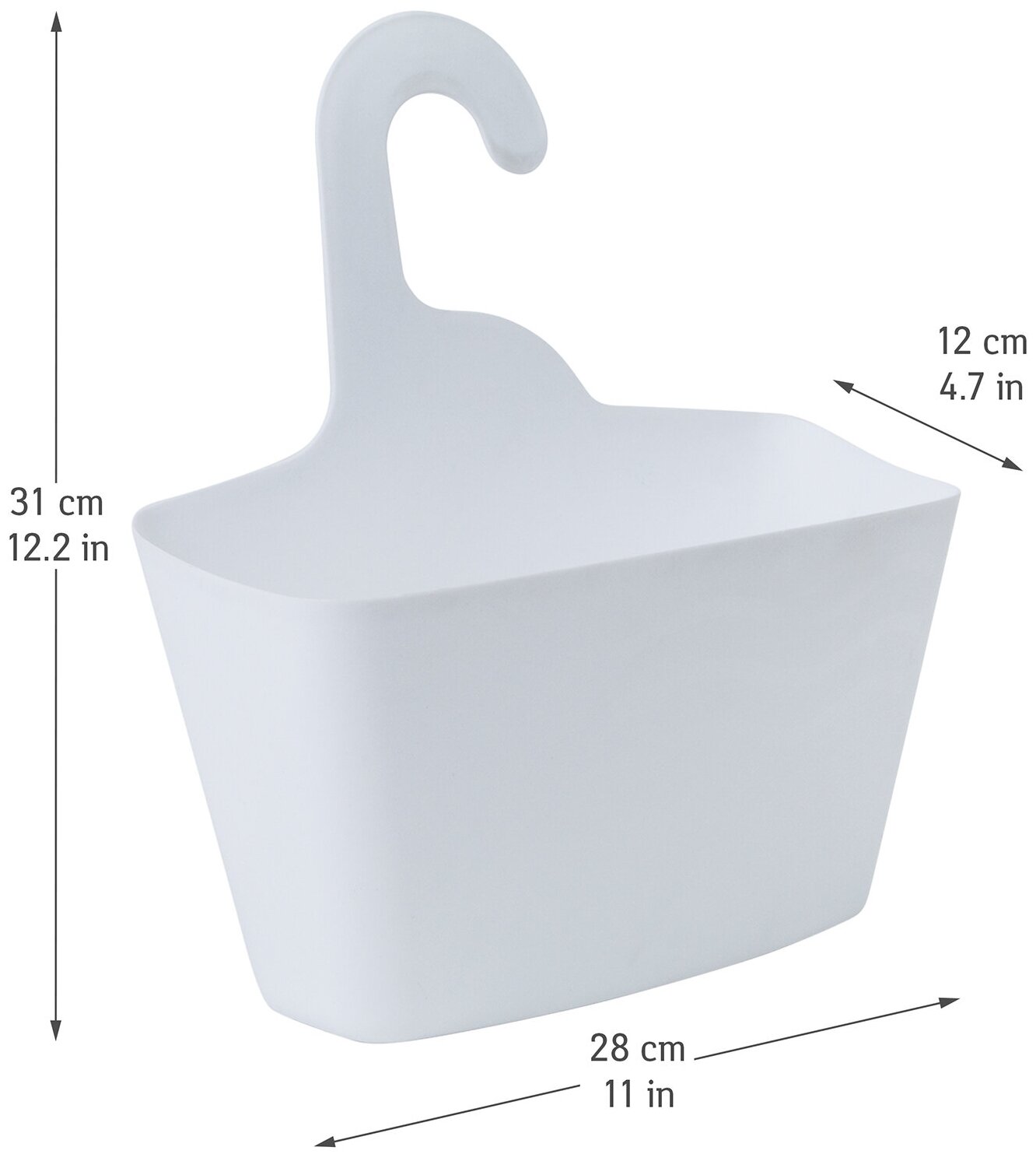 Корзинки для душа Tatkraft "POSH", пластик, двухуровневые, 2шт — фото 1