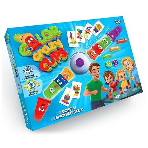 Danko Toys Настольная развлекательная игра Color Сrazy Cubes danko toys настольная развлекательная игра iq марафон