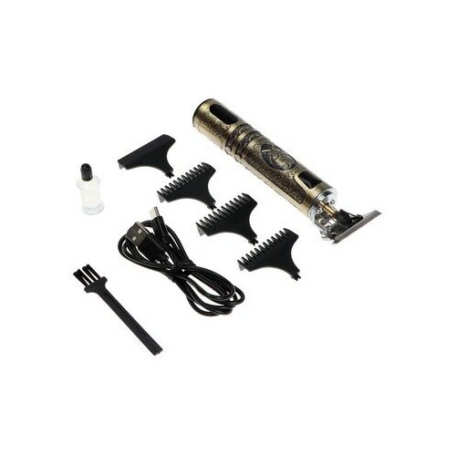 Машинка для стрижки Windigo LTRI-29 портативная 600 мАч 3 насадки дисплей USB 237800₽