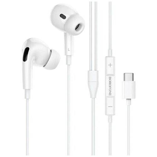 Наушники внутриканальные Borofone BM80 Pro Elegant Type-C 12 м цвет белый 29900₽