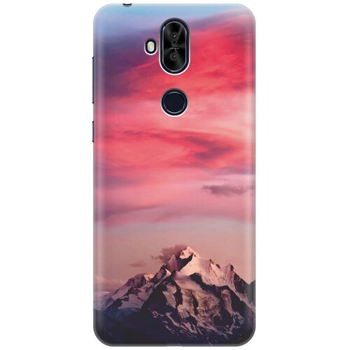 фото Cиликоновый чехол на asus zenfone 5q / 5 lite zc600kl / асус зенфон 5 кью / 5 лайт с принтом "горы и небо" gosso