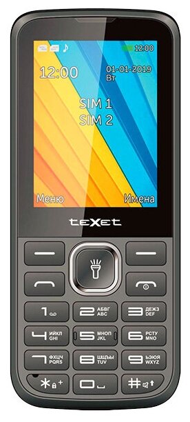 Мобильный телефон teXet TM-213, черный