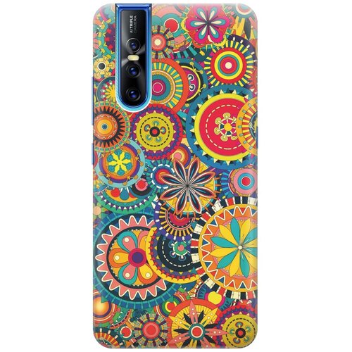 фото Re:pa накладка transparent для vivo v15 pro с принтом "яркий узор"