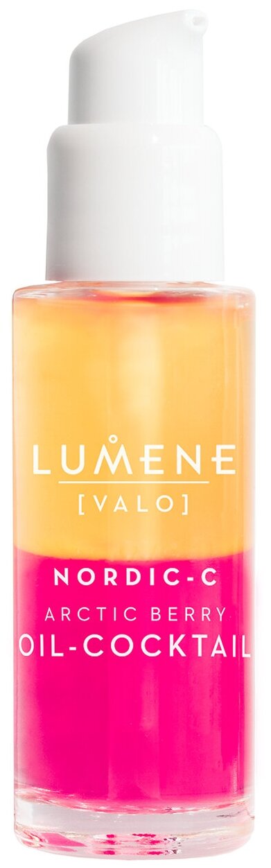 Lumene Valo Nordic-C Arctic Berry Cocktail Brightening Hydra Oil Vitamin С Придающий сияние коктейль для лица, 30 мл