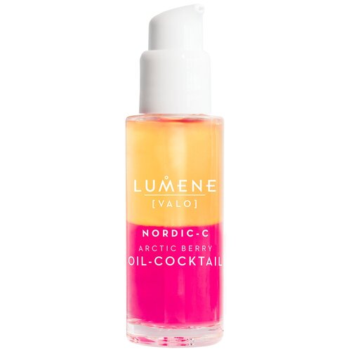 Lumene Valo Nordic-C Arctic Berry Cocktail Brightening Hydra Oil Vitamin С Придающий сияние коктейль для лица, 30 мл lumene тушь подкручивающая nordic berry