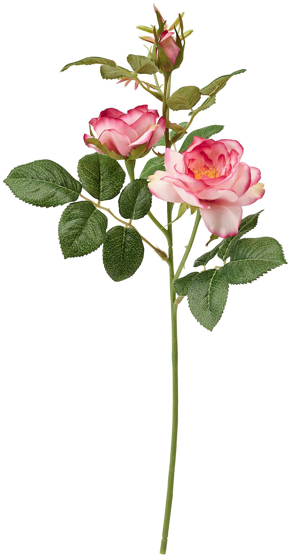 SMYCKA смикка цветок искусственный 40 см д/дома/улицы/Роза розовый